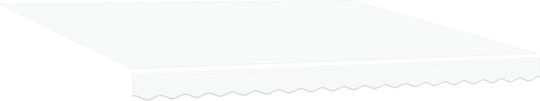 vidaXL Awning fabric White 3.5x4m