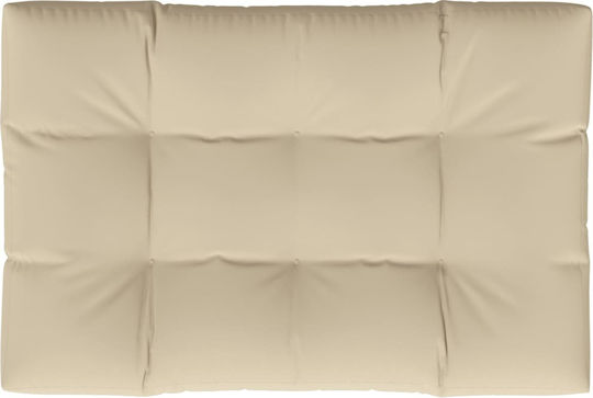 vidaXL Sitzbank-Kissen Palette Beige 80x120cm
