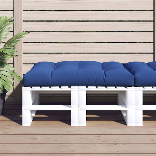 vidaXL Palette Bench Cushion Blue Royal 80x120cm