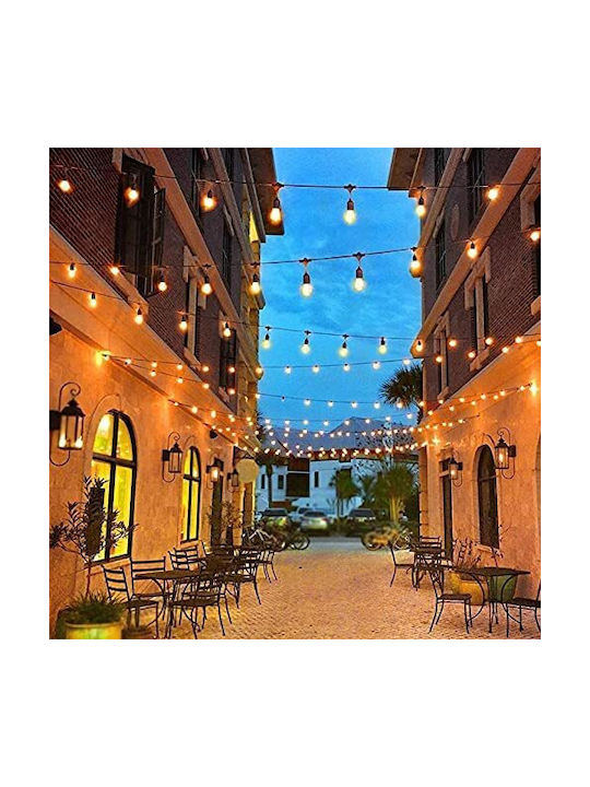 Garland Lights Exterior 39m