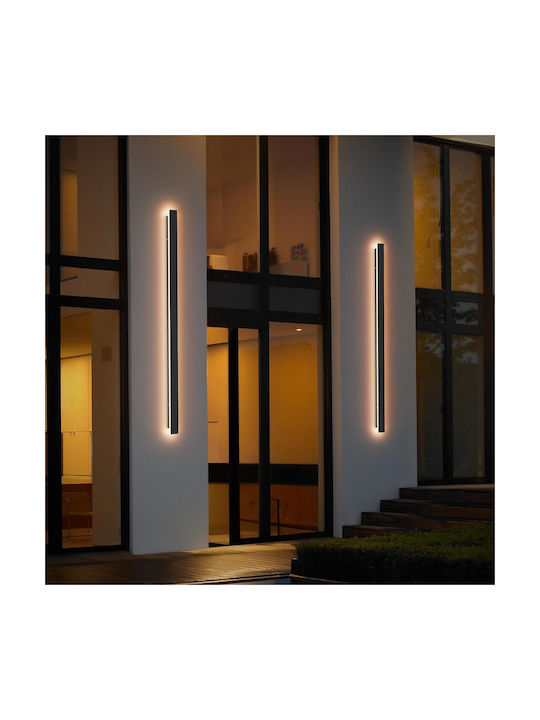Iluminat Exterior Montat Pe Perete Liniar Led Ip65 35w Cu Alb Cald