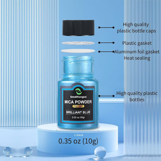 Set Pudre Pigmenți Epoxy Rășină 72 Culori Metalice 10 G Pudră Mica Ruj Luciu Săpun Baloane de Baie Artizanat Rășină Vopsea pentru Unghii