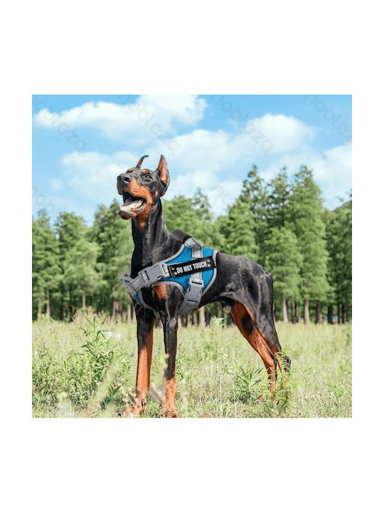 Nobleza Reflective Dog Harness Do Not Touch Medium Neck 45-59cm Chest 55-71cm
