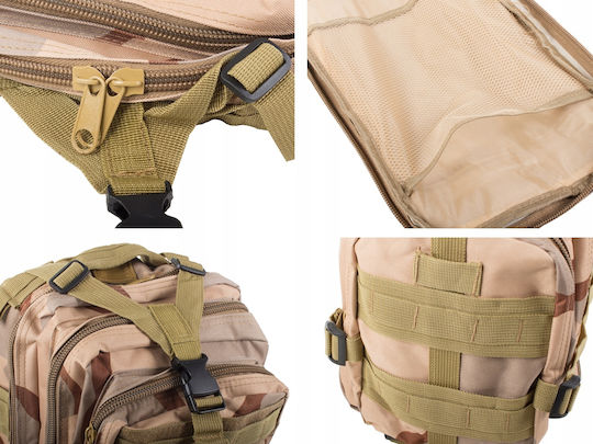 Rucsac Camuflaj Tactic Cracos 43x25x24 Cm Militar Maro Pentru Drumeții Outdoor Cu Mai Multe Compartimente