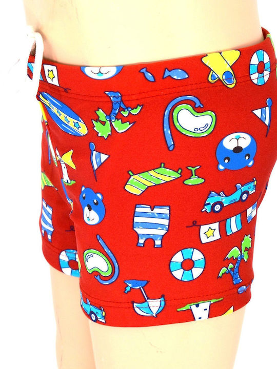 Ferrari Group Kids Swimwear Swim Shorts Red