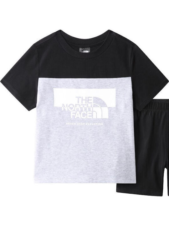 Kids' Set with Shorts Summer 2pcs Black/grey