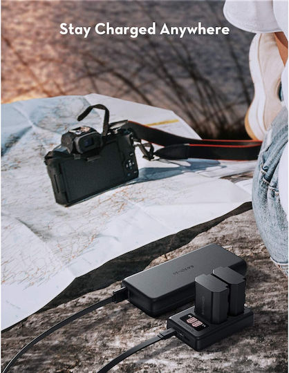 Batterieladegerät Kompatibel mit Sony
