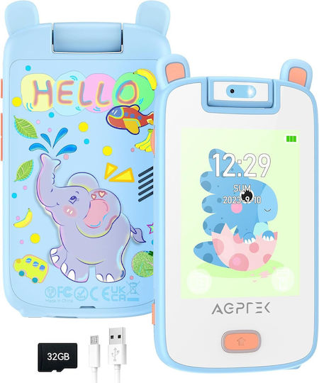 MP3 Player (32GB) με Οθόνη Αφής 2.8" Μπλε X001UL9XJF