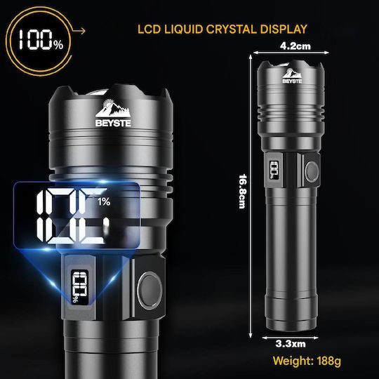 Lumină de lucru și de sit, cu baterie Lanternă LED Lumini de lucru și de sit, IPX6 Aluminum Flashlight