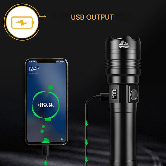 Lumină de lucru și de sit, cu baterie Lanternă LED Lumini de lucru și de sit, IPX6 Aluminum Flashlight