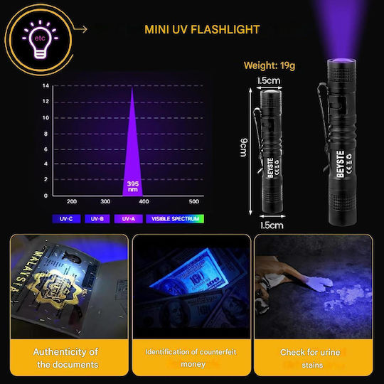 Lumină de lucru și de sit, cu baterie Lanternă LED Lumini de lucru și de sit, IPX6 Aluminum Flashlight