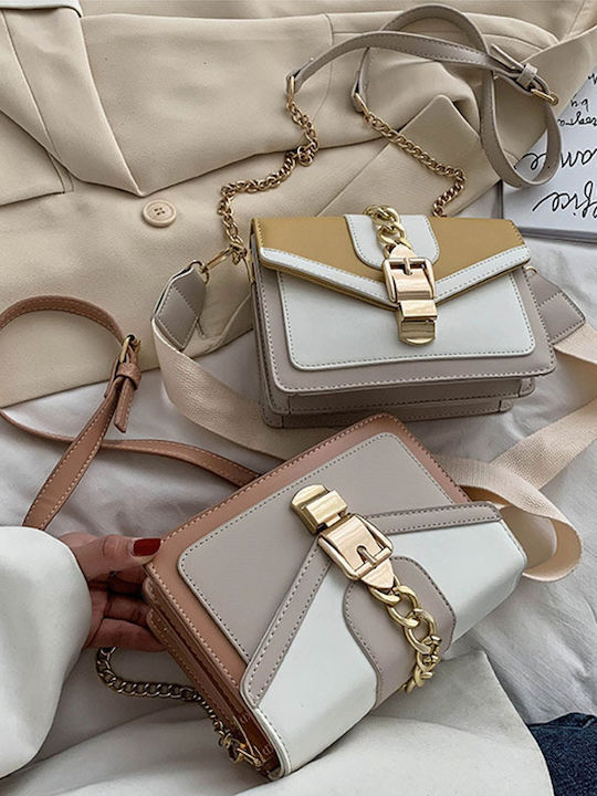 Geantă de damă Crossbody Galbenă