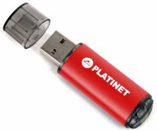 Platinet Pendrive 16GB USB 2.0 Stick Roșu