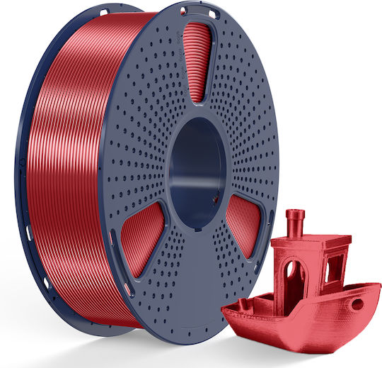 Sunlu Silk PLA+ 3D Drucker Filament 1.75mm Rote 1kg 04540903Z 1Stück Spule