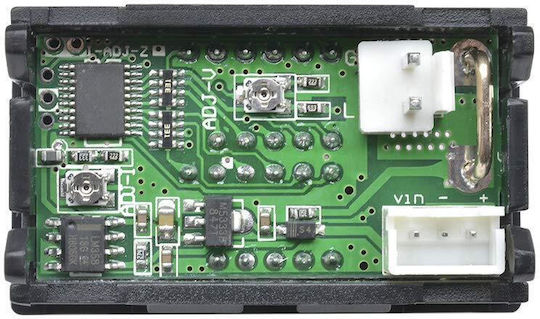 Set 2 Panel Voltmeter Ammeter Dc 100v 10a Digital Display Connecting Wires Black