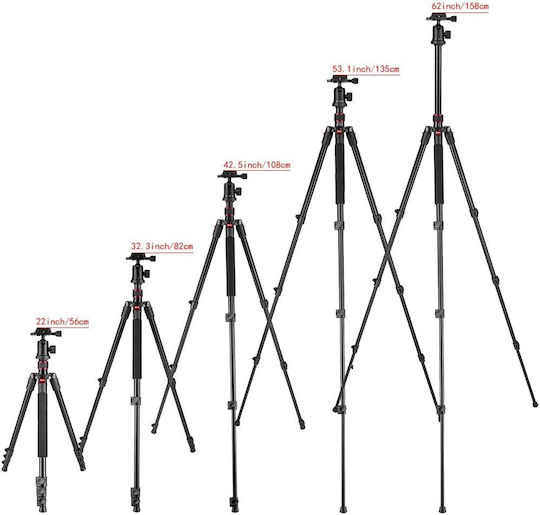 Trepied Pentru Aparate Foto Din Aluminiu Cu Cap Sferic Și Rezistență 8kg