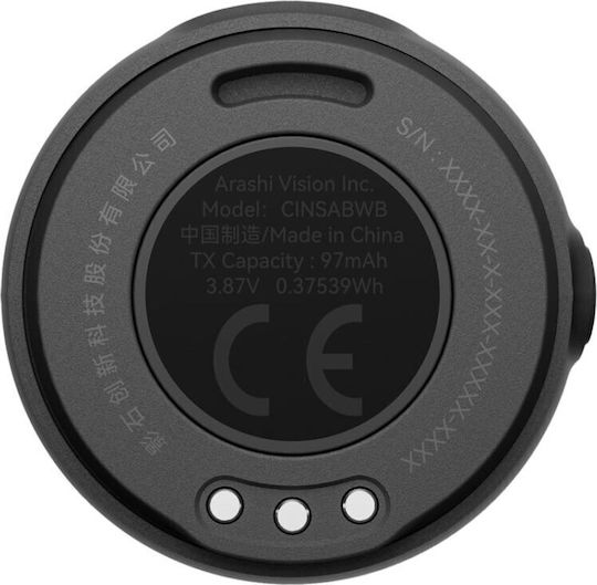 Insta360 Mic Air Transmitter 10h Battery 300m Wireless Range Built-in Noise Reduction Cinsabwb