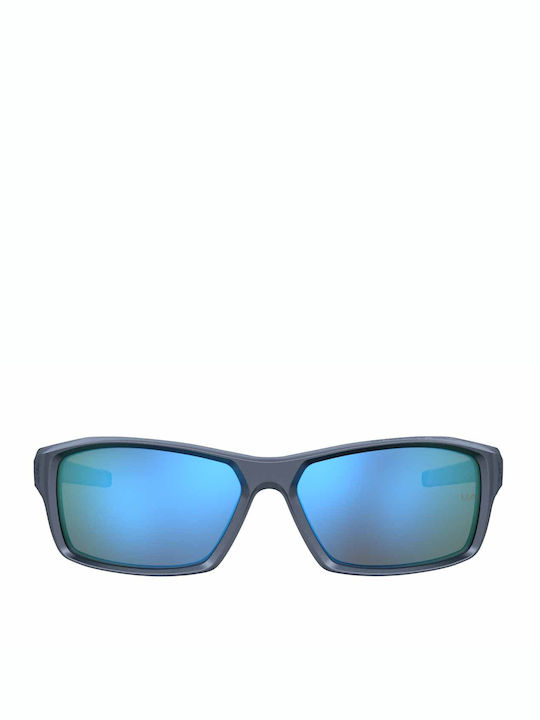 Under Armour Fanatical Ochelari de soare Albastru cu Cadru & Albastru Lentilă Under Armour Fanatical Ochelari de soare Albastru cu Cadru & Albastru Lentilă