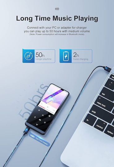 MP3 Player (64GB) με Οθόνη 2.4" X001KMLYUZ