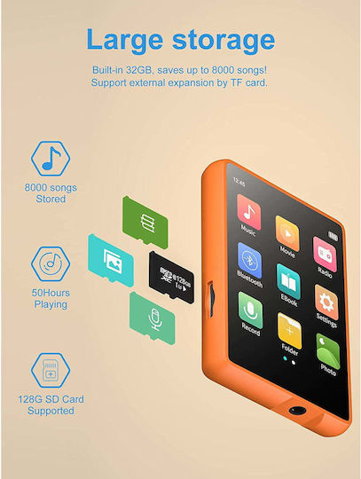 MP3-Spieler (32GB) Orange X001I1QV3D