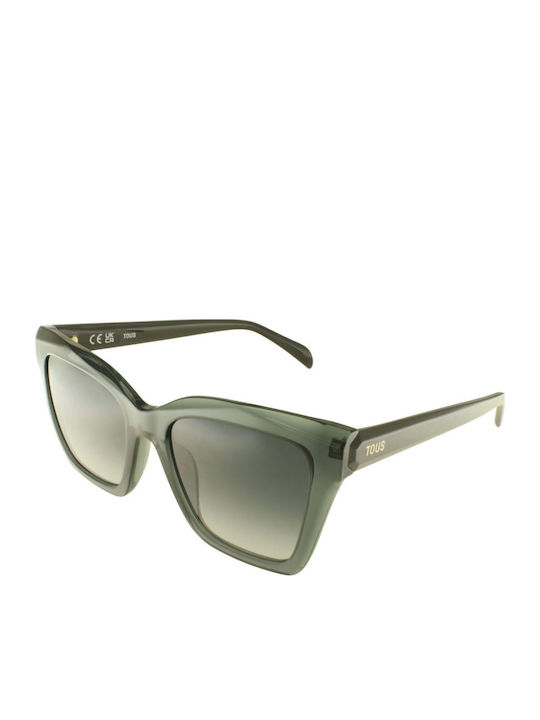 Tous Women's Sunglasses with Gray Plastic Frame and Gray Gradient Lens TOC45 06BL