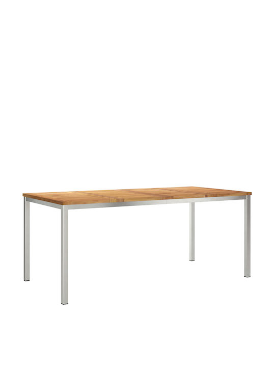 Set Sala De Mese Pentru Exterior 5 Piese Maro
