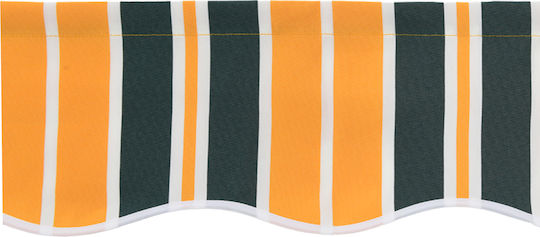 vidaXL Awning fabric Green 0.2x3.3m