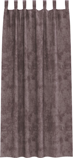 vidaXL vidaXL Window Curtain Set with Tab Top Brown 140x245cm