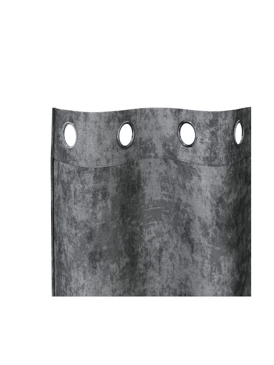 vidaXL vidaXL Vorhänge Fenster mit Grommets Grau 140x175cm