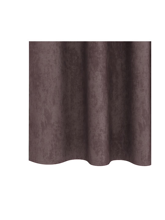 vidaXL Set Window Curtains With Brown Pencil Pleat 140x140cm
