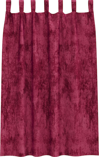 vidaXL vidaXL Vorhänge Fenster mit Oberer Registerkarte Rote 140x175cm