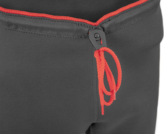 AMILA Sauna Suit Shorts Unisex Black with Red