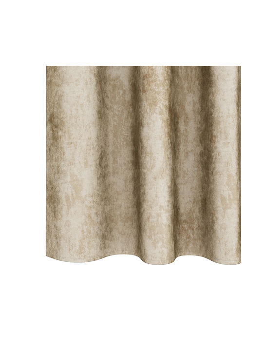 vidaXL Set Window Curtains With Pencil Pleat Beige 140x140cm