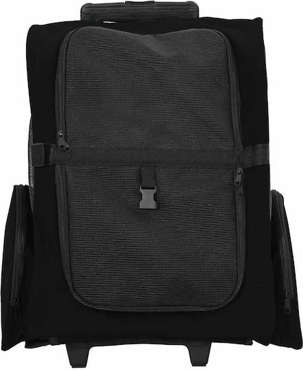 vidaXL Kinderwagen für Hunde / Katzen bis 20kg Schwarz L57xB48xH32cm.