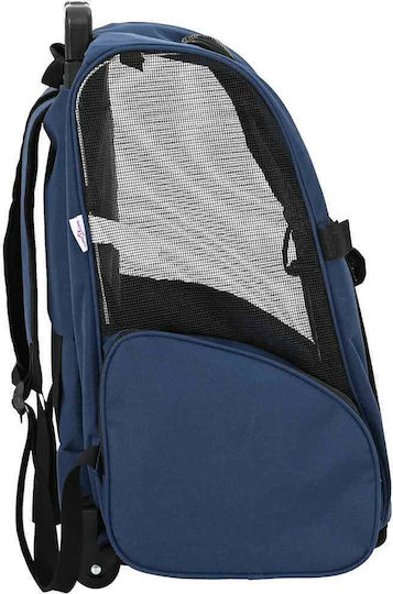 vidaXL Dog/Cat Carrying Blue Stroller for 20kg Pets L57xW48xH32cm