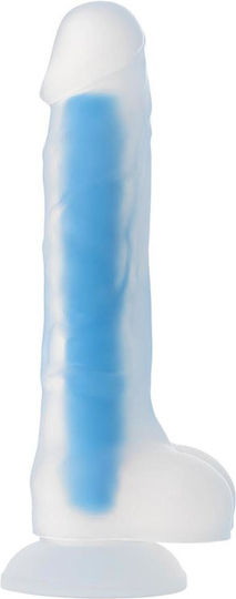 ToyFa Ρεαλιστικό Dildo με Όρχεις Μπλε