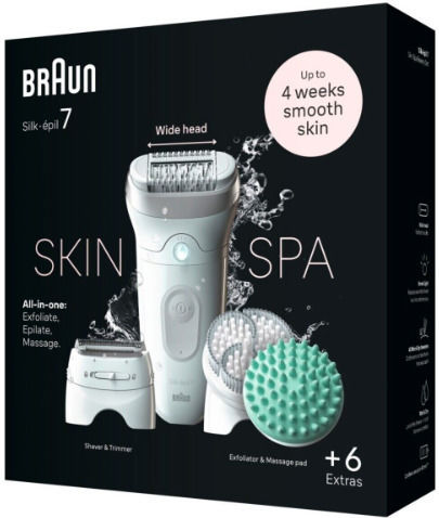 Braun Silk Epil 7 Αποτριχωτική Μηχανή Epilator για το Πρόσωπο