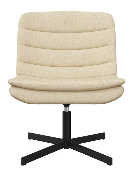 Stuhl in Beige Farbe 63x75x76cm 1Stück