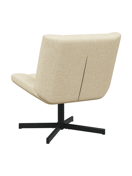 Stuhl in Beige Farbe 63x75x76cm 1Stück