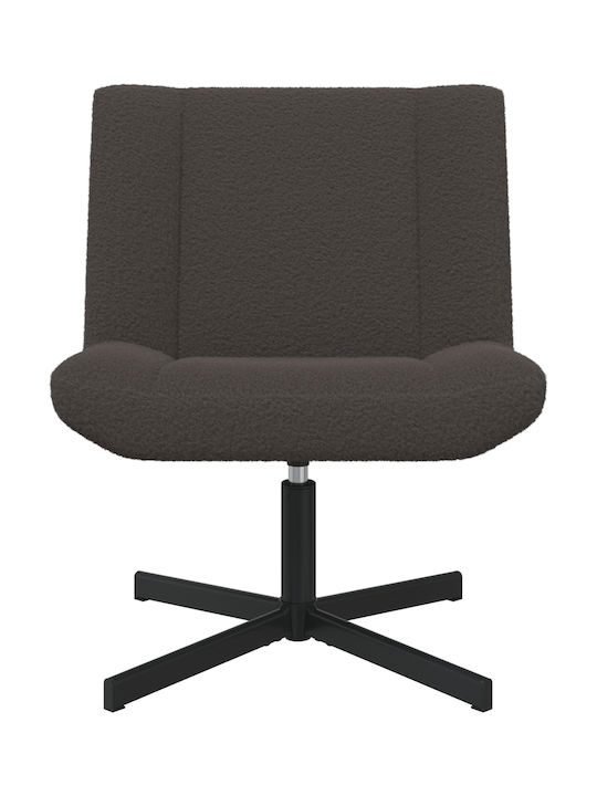 Scaun Vizitator în Culoare Gri 63x75x76cm 1buc