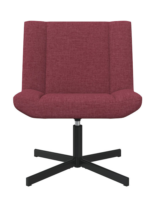Rotating Chair Visitor in Red Color 63x75x76cm 1pcs