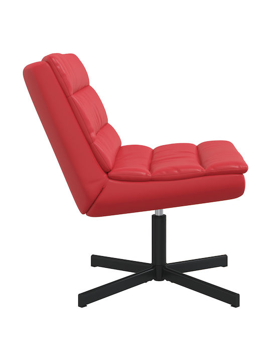 Stuhl in Rot Farbe 63x75x76cm 1Stück