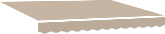 vidaXL Markisenstoff Beige 2.5x3.5m