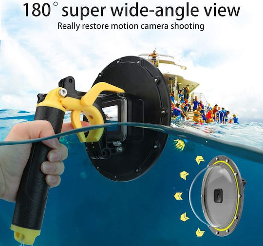 Underwater Dome Housing GoPro Hero 5 6 7 2018 Waterproof Handle Dome Grip