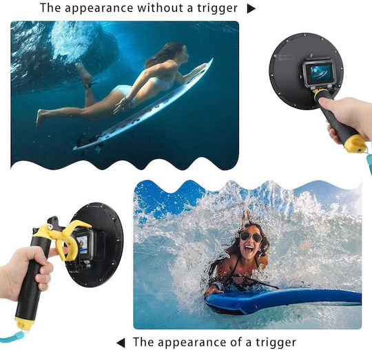 Underwater Dome Housing GoPro Hero 5 6 7 2018 Waterproof Handle Dome Grip