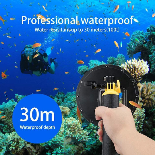 Underwater Dome Housing GoPro Hero 5 6 7 2018 Waterproof Handle Dome Grip