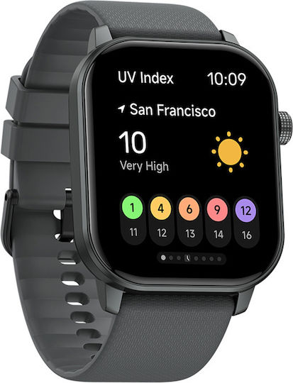Zeblaze GTS 3 GPS 49mm Smartwatch with Heart Rate Monitor (Space Gray)