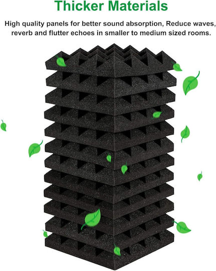 Set of Sound Absorbing (24pcs) 25cm x 25cm x 50mm