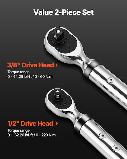 Vevor Electronic Torque Wrench 3/8"
