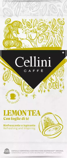 Cellini Ceai Negru cu Lămâie 10 Capsule Compatibile Nespresso